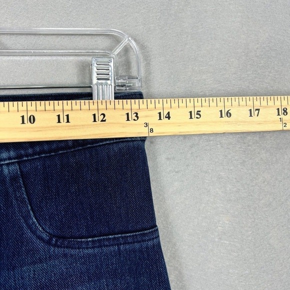 Spanx Jean-ish Ankle Leggings Size Small in Twilight Rinse PullOn Stretch - Picture 5 of 14
